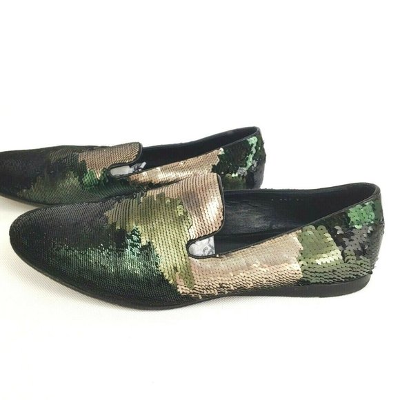 Prada Camouflage Sequin Evening Loafer Size 10 main image 6